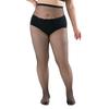 Women's Sparkling Crystal Large Size Fishnet Pantyhose Stretch Nylon Stockings Rhinestones Mesh Tights For Evening Wear