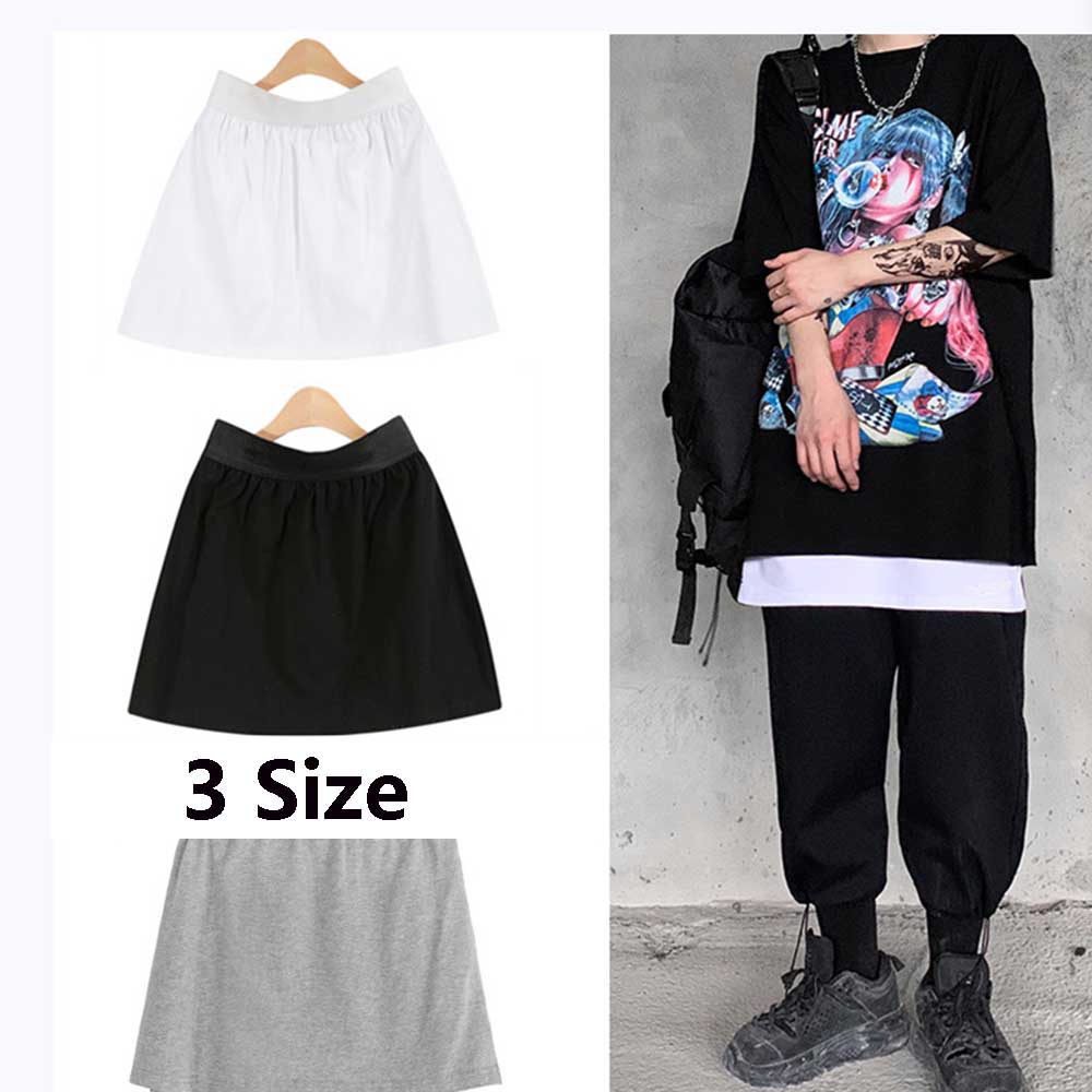 

А-образный расклешенный стиль Поддельный подол Половина длины Расщепление Поддельный Верхний Нижний Развертка Регулируемый Wasitband