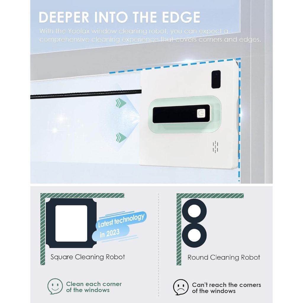 Dual Water Spray Window Cleaning Robot Remote Control Automatic Window Cleaner Robot App Control Robot Window Washer