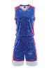 Conjunto de Uniforme de Baloncesto Transpirable para Hombres, Mujeres y Niños - Ideal para Entrenamiento y Competición con Opciones de Impresión Personalizada