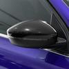 Primed Black/Glossy Black Side Rearview Mirror Cover Shell For Peugeot 308 MK2 2013 2014 2015 2016 2017 2018