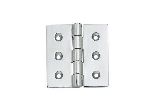 Sugatsune Industrial Lamp Mark Stainless Steel (SUS316 Equivalent) Heavy-Duty Flat Hinge, LSF Type, LSF-75