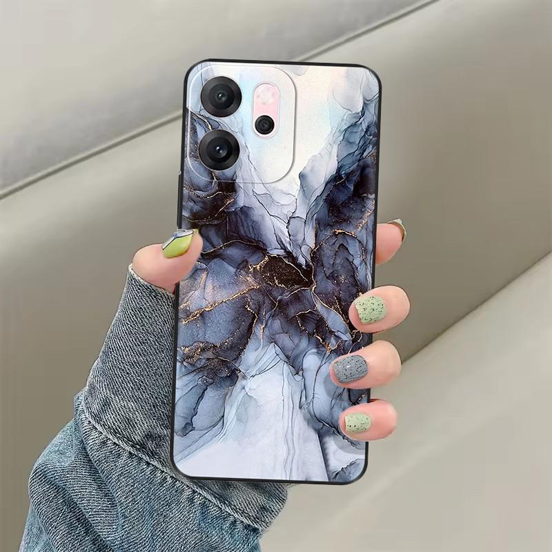Per OPPO Reno14 F Custodia CPH2743 Cover Morbida in Silicone Gatto Carino Dipinto Protezione Fundas Per OPPO Reno 14F Reno14F Cover Posteriore Borse