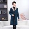 Winter Velvet-Thickened Corduroy Jacket for Middle-aged & Elderly Women - Slimming, Fashionable, Warm
