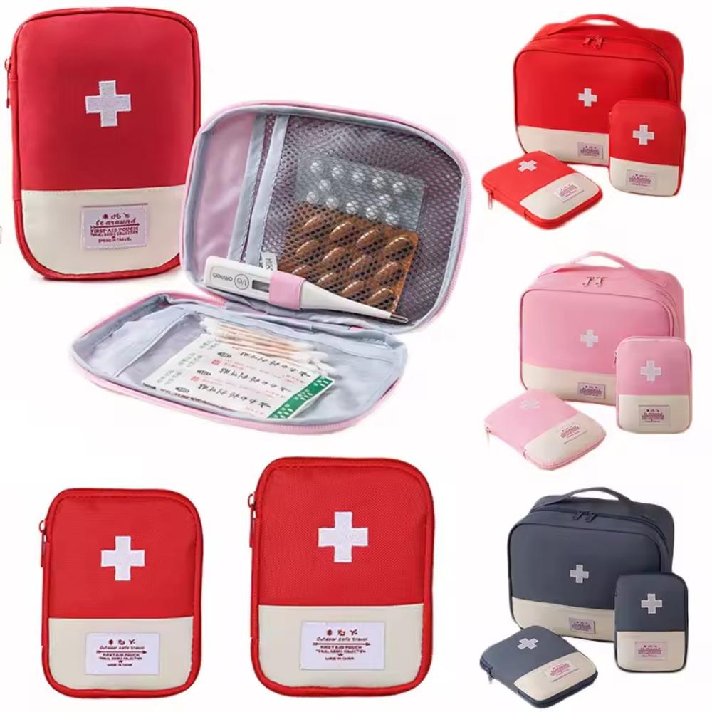 Portable Medicine Bag Empty Small First Aid Kit Survival Medical Emergency Medicine Pill Storage Bag Outdoor Camping Equipment