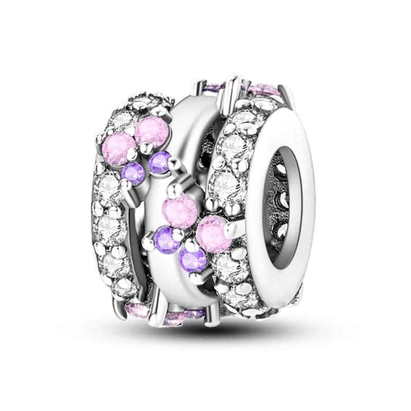 Charms Beads Copper Pink Perfume Bottle Letter Luminous Firefly Tarot Card Beads Fit Diy Bracelets Jewelry