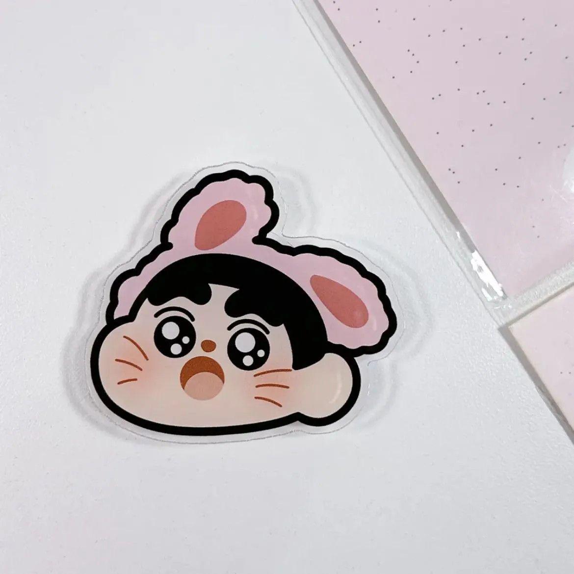 Crayon Shin-chan Airbag Phone Holder – Universal Retractable Epoxy Stand