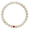 New Natural Hetian Jade Ethnic Style Bracelet Simple Jade and Southern Red Agate Bracelet As a Gift for a Girlfriend