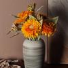 Hand-Carved Chinese Zen Ceramic Vase for Dried Flowers - Home Decor
