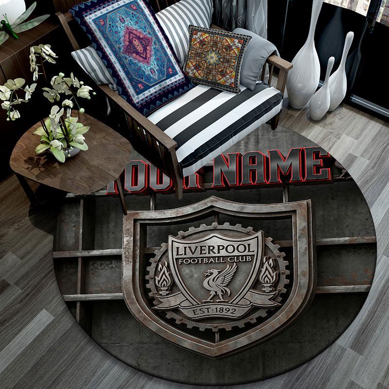 Custom Name,LFC Glory Era pattern round rug,Carpet Rug for Living Room Bedroom Playroom ,Non-slip Floor Mat,Holiday Gifts and Birthday Gifts.