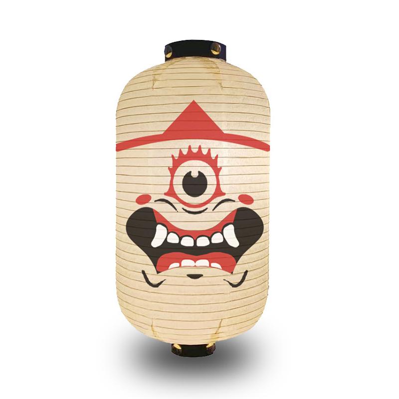 Japanese Style Hanging Lanterns Gothic Ghost Face Lantern Festivals Party Sushi Bar Izakaya Decor Advertising Sign