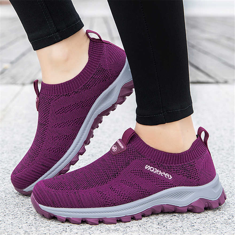 Fashion Without Laces Demi-season Women's High Sports Shoes Flat Shoes Luxury Boot Due To Women Sneakers Lux Health Sho Minimalist