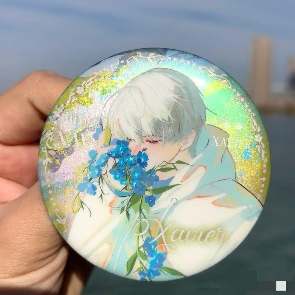 2025 Hra Láska a Hluboký Vesmír Sylus Xavier Rafayel Caleb Samorostlé Odznaky Brož Doplňky Rekvizity Batoh Dekorace na Stůl Dárek pro Fanoušky