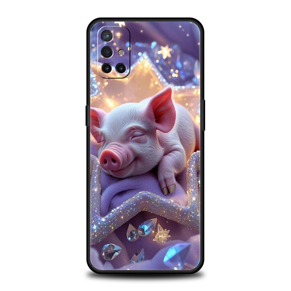 

Phone Case For Oneplus 13R 13 12 10T 11 R10 Nord N100 N200 N10 9 9R CE 2 3 Z Pro Lite 5G Soft TPU Cover Cute Pig Fundas Capa Bag OnePlus 9R