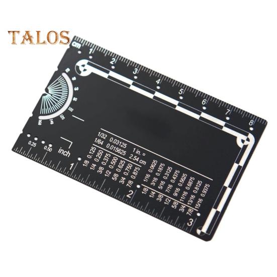 

Инженерная линейка Карманный инженерный многофункциональный инструмент Сплав линейка DIY Проекты Транспортир Компас Технический гаджет A