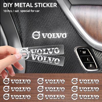 2/5/10pcs Autocollants de Voiture Logo Auto Décoratif Accessoires Pour Rdesign XC60 XC90 XC40 V50 V60 V40 EX30 S60 C30 V70 S90 AWD