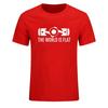 New Summer The World Is Flat Engine T Shirt Short Sleeve Custom T-shirts New Style Men O-neck Cotton T Shirts Fashion Streetwear#Color