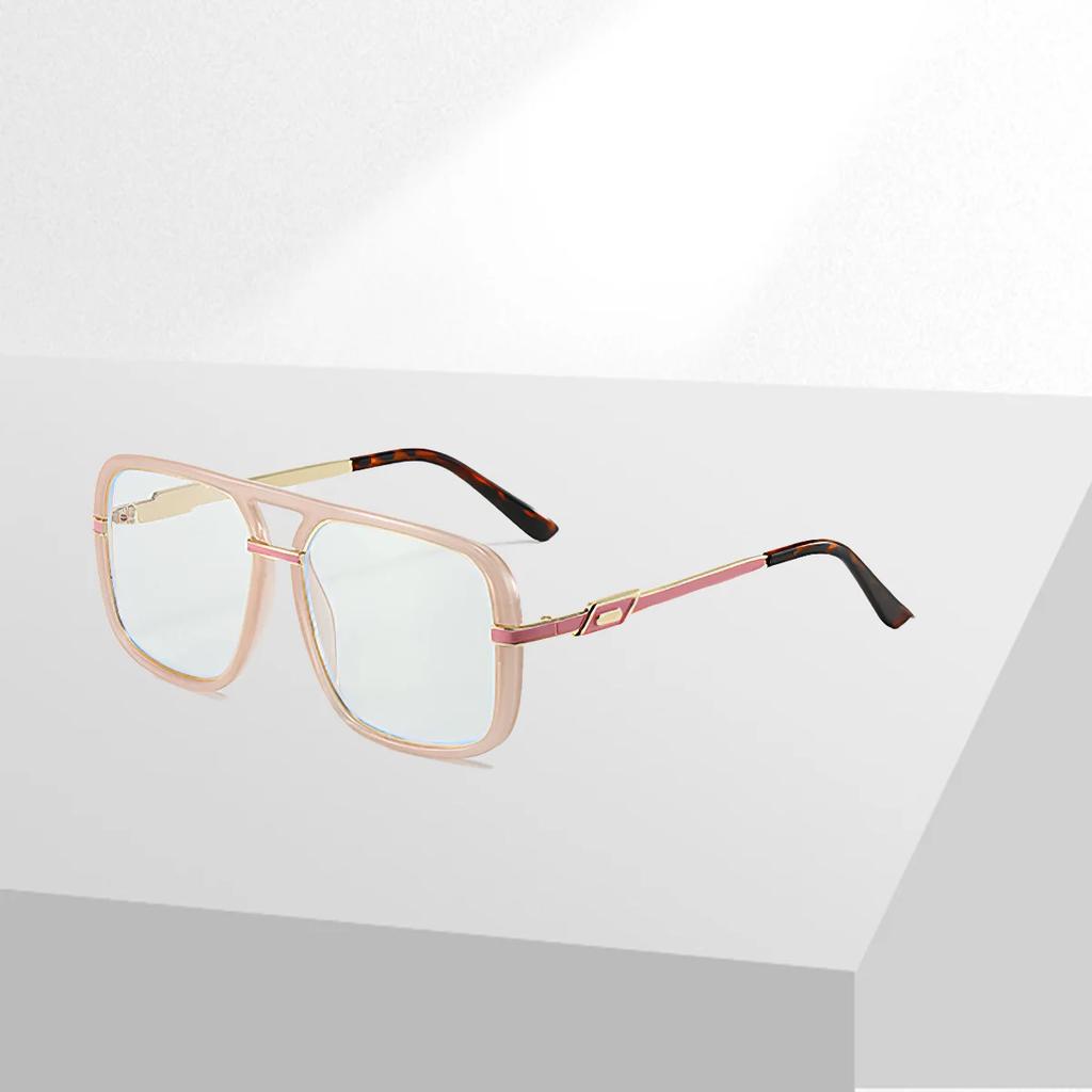 Trending Blue Light Blocking Gaming Glasses Matte Black Anti Ray Eyewear for Men Women Transparent Fashion