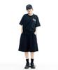CREAM SODA LAB Minimal Wide Training Essential Side Cut Bermuda Shorts