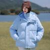 Fake Two-piece Stand Collar Hooded Warm Cotton Coat Winter Jacket