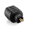 to Male Fiber Optic Adapter Audio Connector Digital Optical Cable Adapter Toslink Plug Converter