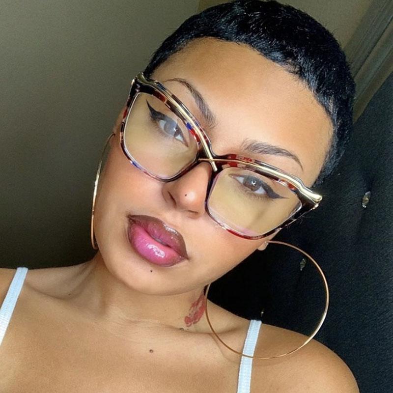 Big Cat Eyes Frame Clear Glasses Oversize Fashion Myopia Nerd Spectacles -0.5 -1.0 -2.0 -3.0 -4.0 To -6.0
