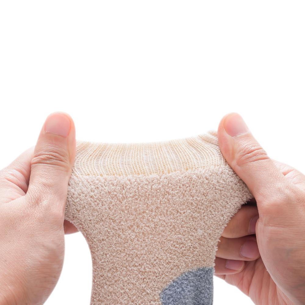 Șosetă pentru bebeluși, simplitate, culoare uni, șosetă de vițel pentru nou-născut, băiat, fată, toamnă, iarnă, din lână de corali, pentru copii mici, șosetă anti-alunecare