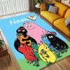 Custom Name Colorful Creatures Living Room Non-Slip Area Rug Soft Carpet for Bedroom Kids Playroom Sofa Office Home Decor Doormat