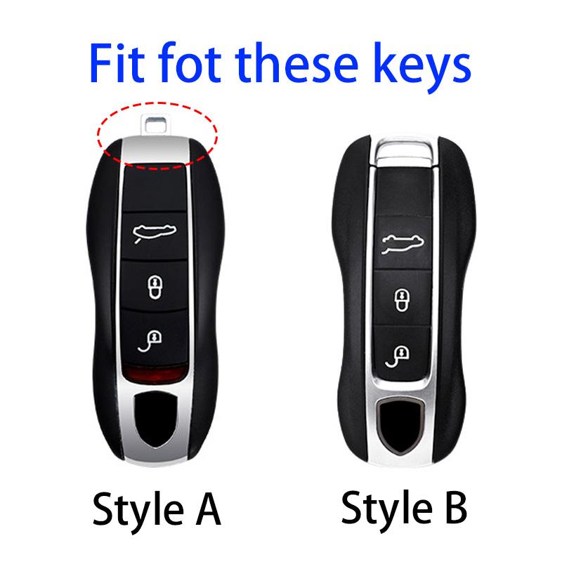 TPU Car Remote Key Case Cover Protect Shell Bag For Porsche Panamera Spyder Carrera Macan Boxster Cayman Cayenne 911 970 981 911