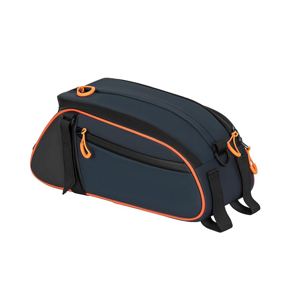 8L Bike Rear Rack Bag Reflective Cycling Back Seat Bag Large Capacity Bicycle Tail Bag Bike Storage Pouch for Travel Commute