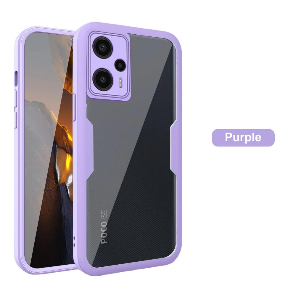 360 Full Cover Protection Cases For POCO F6 F5 F4 F3 X7 X6 Pro X5 X4 GT X3 NFC M6 M5S M4 M3 Pro 5G Screen Shockproof Phone Cover