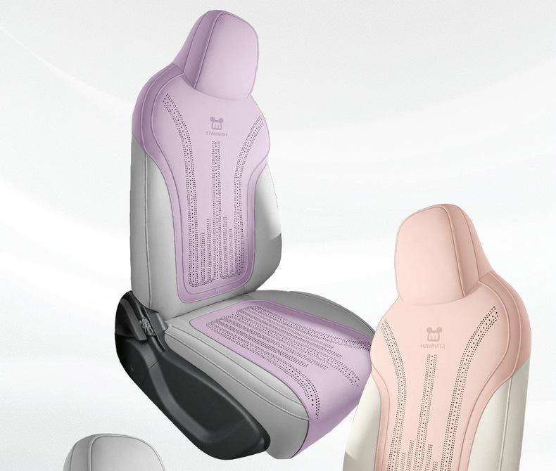 2025 Geely Star Wish Leather Seat Cover, Semi-Wrapped Saddle Cushion, All-Season Car Cushion