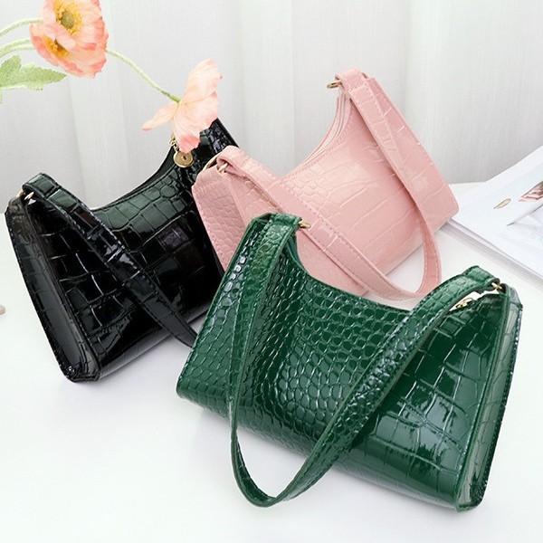 Armpit-Tasche mit Steinmuster, Damen-Handtasche, Lässige und modische Damen-Handtasche
