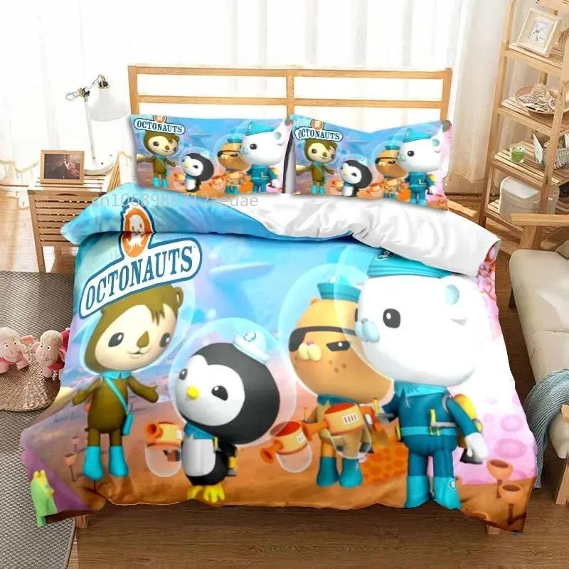 Comforter The Octonauts Cartoon All Season Twin Bedding Set 3 Piece Comforter Set Bed Double King Comforter