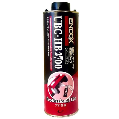 

ENDOX Антикоррозийное покрытие UBC-HB2700 Емкость 1 л Мощная защита от солевой коррозии Звукоизоляция Днище кузова Шасси Колеса Защита от ржавчины Предотвращение ржавчины