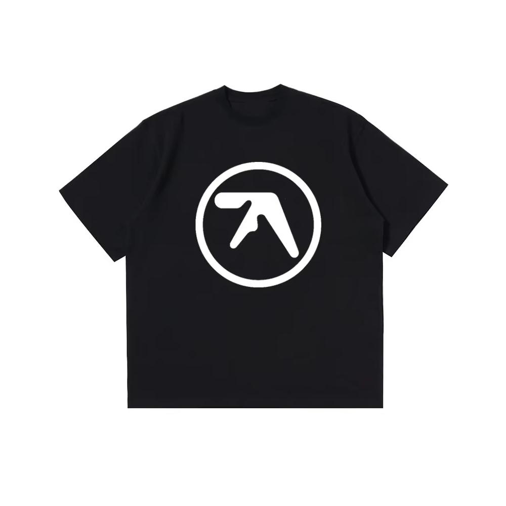 2025 Summer Korean style women Tshirt Aphex Twin Y2k Streetwear Graphic Fashion Printing Harajuku Vintage Styles Oversized Tops
