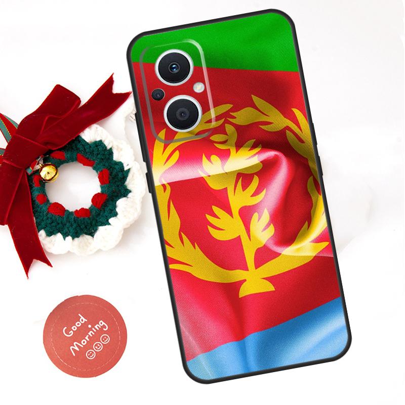 Eritrea Flag Funda For OPPO Reno 10 11 12 13 14 Pro 11F 12F 13F 14F 7 8 Lite OPPO Find X8 X6 X9 Pro Case