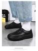 Fleece-Lined Non-Slip Chef Shoes: Warm, Oil-Proof, Soft Sole, Large Sizes, Ideal for Men & Women in Hospitality Professions.