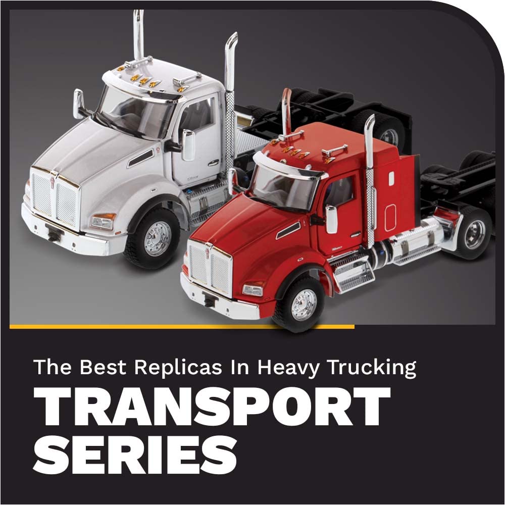 DIECAST MASTERS Maßstab 1/50 Kenworth T880 SBFA Tandem-Zugmaschine mit Schubachse in Metallic-Weiß (71058)