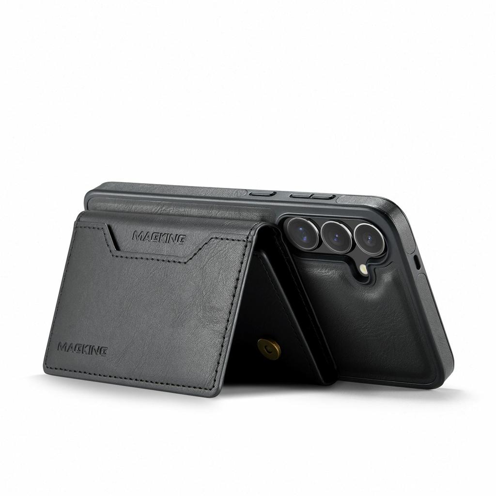 MAGKING K2 Series For Samsung Galaxy S25 FE Case Compatible with MagSafe PC+TPU+PU Phone Cover