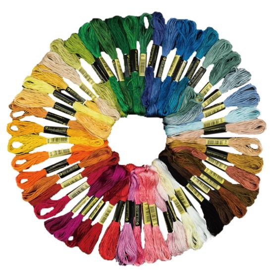 24/50/100 Bucăți Fir de Broderie Cusătură Cruce Bumbac DIY Fire de Cusut Instrumente de Cusut