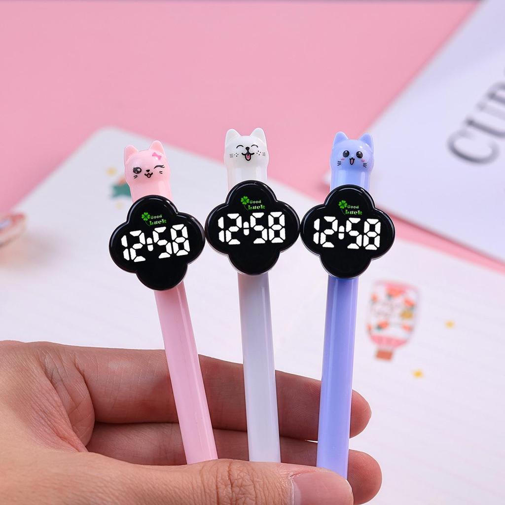 In Stock: Cute Mini Pen Barrel Clock - Ideal for Back-to-School, Trendy Neutral Design