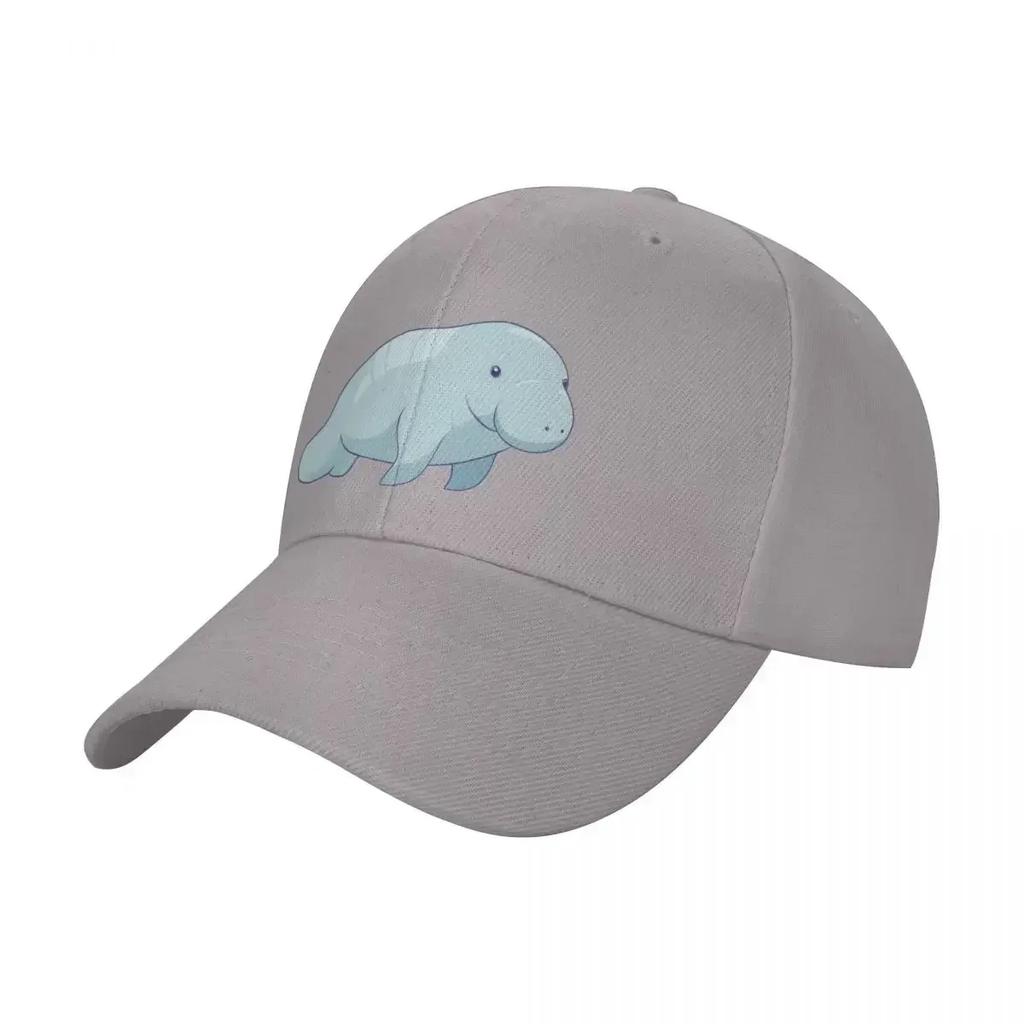 Cute Dugong Baseball Cap Birthday Gentleman Hat Snapback Cap Big Size Hat Men Luxury Brand Womens
