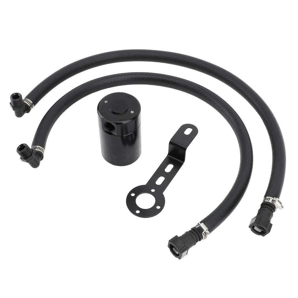 3oz Air Oil Separator Aluminium Alloy Oil Catch Can Oil Separator Tank Reservoir Kit for 1500 5.3L 6.2L 2014 to 2018