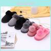 Women Rabbit Plush Slippers With Soft Antiskid Sole For Winter Indoor Comfort