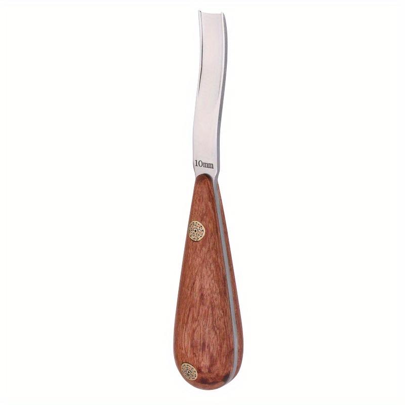 

1PC 4-16mm Leather Craft Edge Beveler Skiving Beveling Knife Thinning Pushing Grooving Trench Leathercraft Handwork DIY