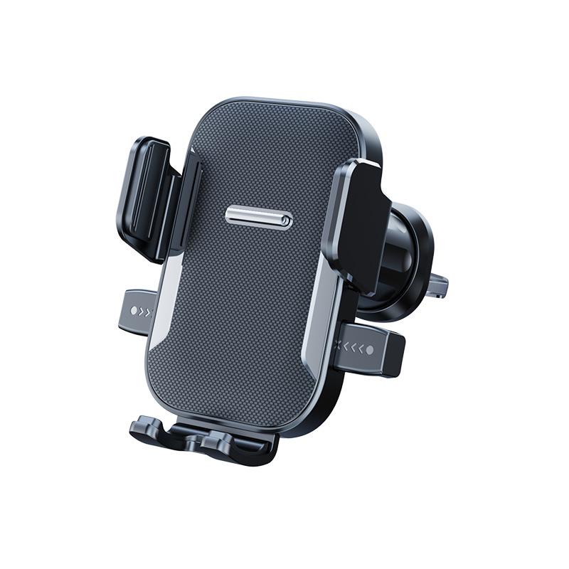 Universal Car Phone Mount with Air Vent Clip, Dashboard Bracket, and Suction Cup Holder
