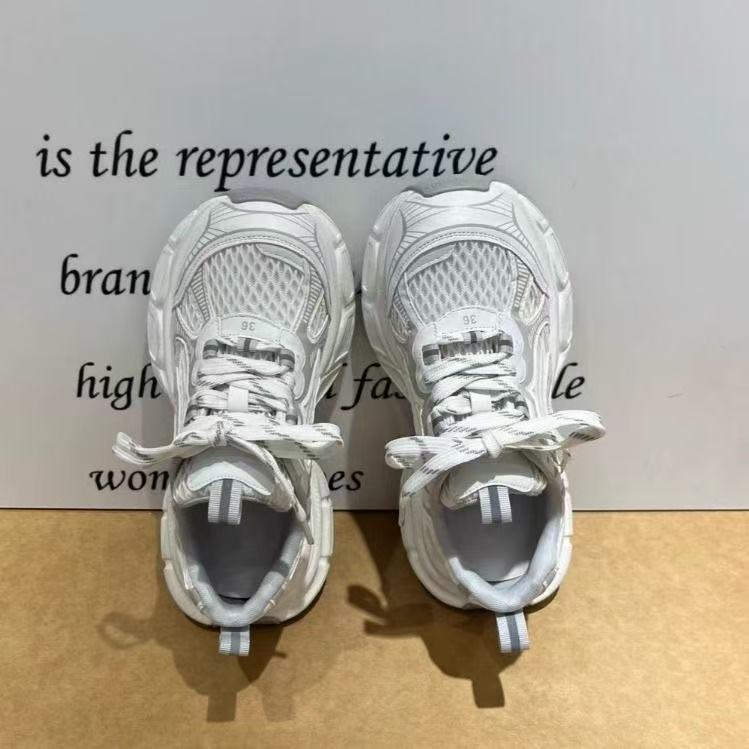 Fried Street Daddy Shoes Spring and Summer New Muffin Bottom Lace-up Casual Shoes