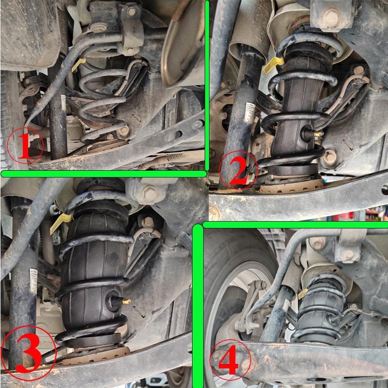 Air Spring Shock Absorbers for Vehicles, Rear Suspension Springs, Air Spring Noise Reduction, Support Enhancement Accessories