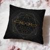 Copricuscino Banda Rock T-Tool Comfort Premium Copricuscino Reversibile - Design Due in Uno per Qualsiasi Stanza e Interno Auto